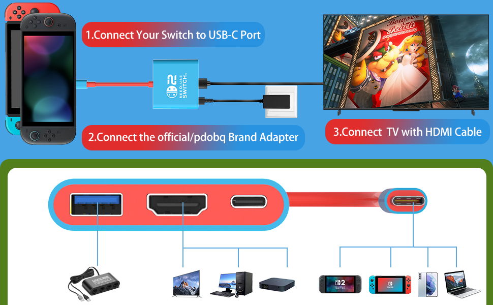 switch 2 tv dock