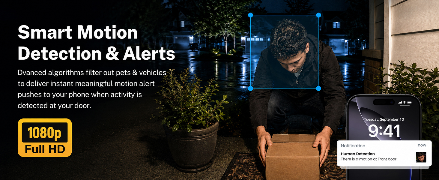 Wireless Doorbell Camera Alerts
