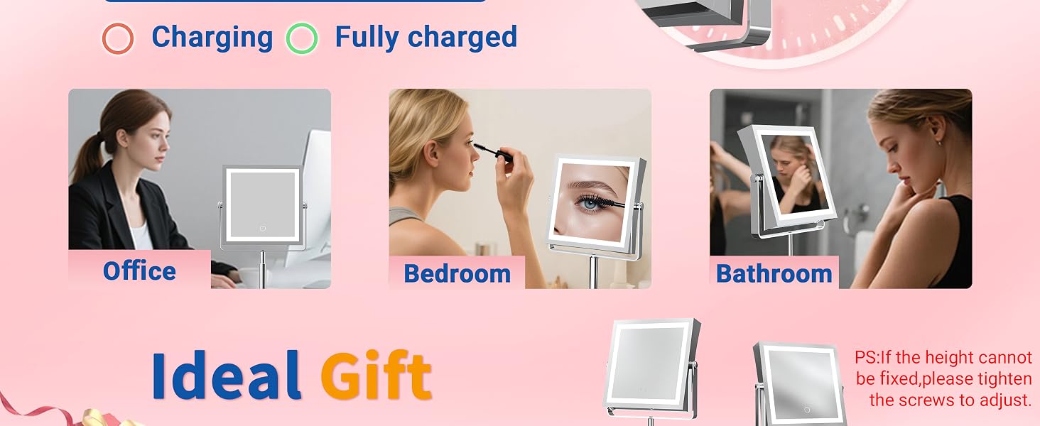 makeup vanity mirror with lights
