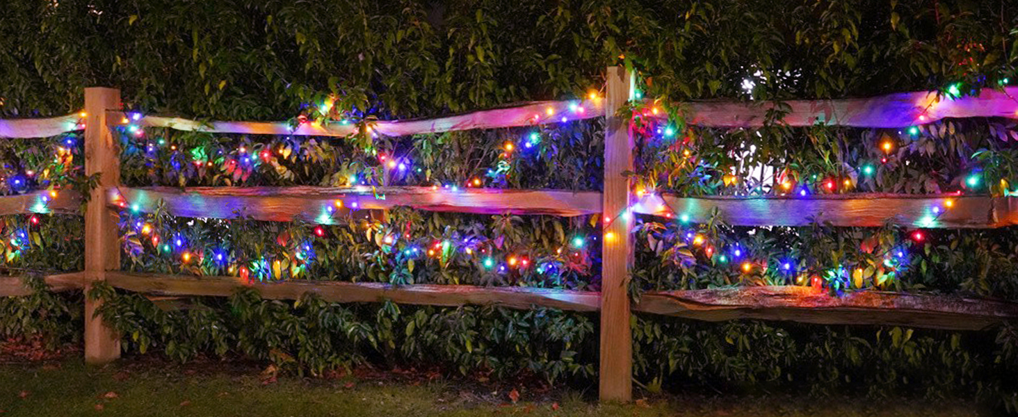 solar christmas lights outdoor waterproof