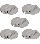 5Pcs Silver Mini Pin Brooch Converter Harm Free Clothing Magnet Buckle Magnet Metal Lapel Pin Bro...