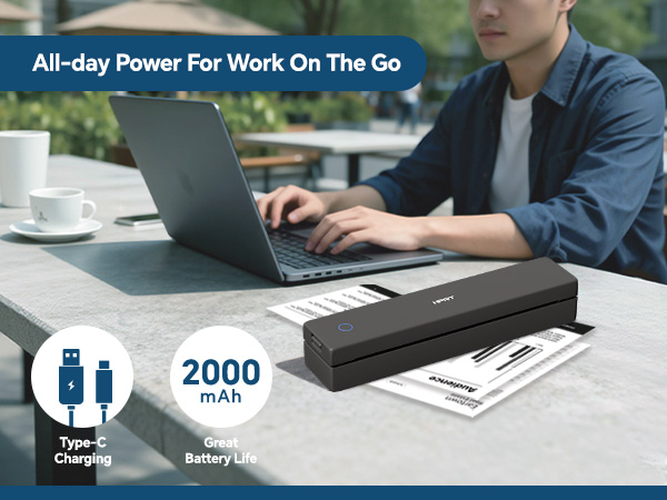 Portable Printer Wireless for Travel