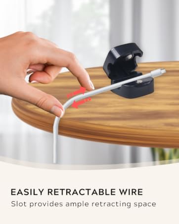 cable cord organizer desk holder wire magnetic management clips charger phone