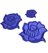 U-Sky Iron on Flower Patches, Embroidery Flower Iron-on Appliques for Clothing Backpacks Jeans Ja...