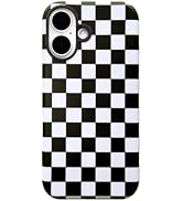 Reezaddin Checkered Gingham Phone Case for iPhone 17 6.3in,Compatible with Magsafe,Cute Aesthetic...