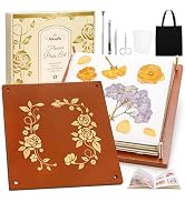 Aboofx Flower Press Kit for DIY Journal Bookmark Frame, 10" x 10" 10 Layers Wood Flower Pressing ...