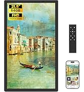 Uhale 21.5 Inch Large Digital Picture Frame WiFi with Remote Control, 1920 x 1080 FHD IPS No Touc...