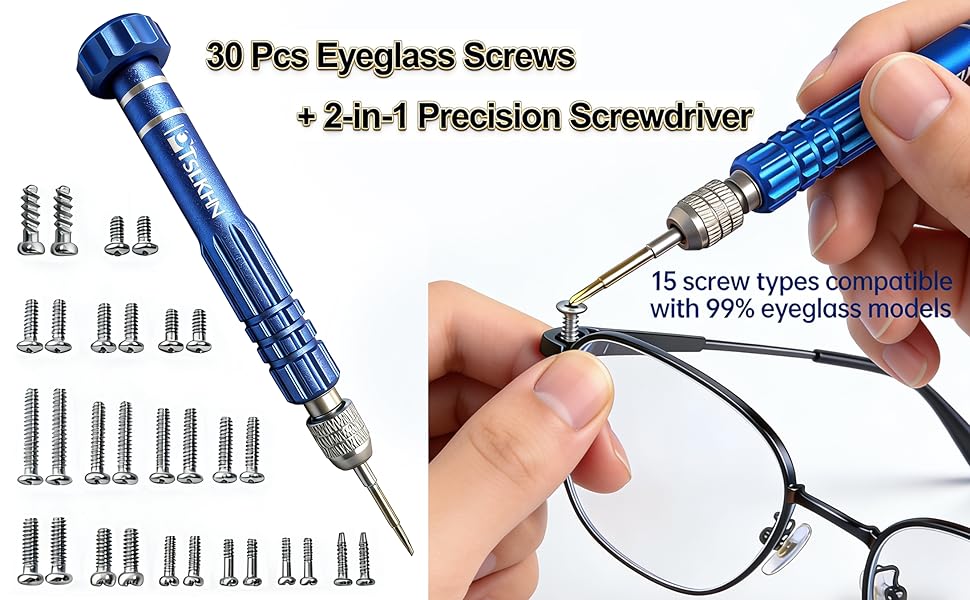 eyeglass replacement screws