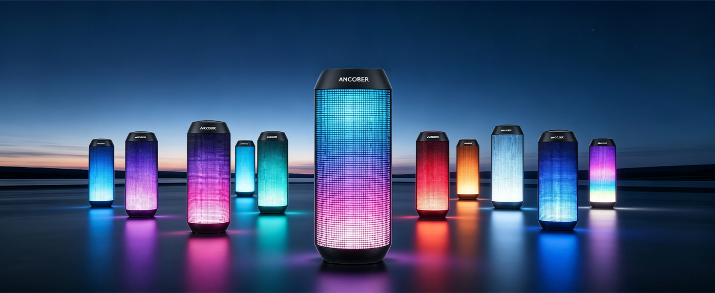 8 Dynamic RGB Modes: Add colorful LED effects to parties, camping nights etc, or turn the lights off