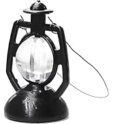 2Pcs 1/12 Miniature Lantern for Craft Mini Kerosene Hurricane Lamp Miniatures Hanging Lanterns De...