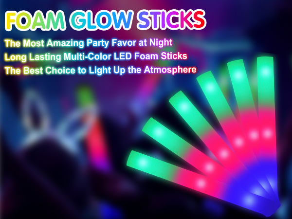 led foam sticks