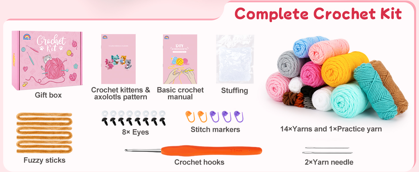 all in one crochet accessories