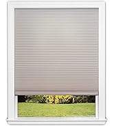 Redi Shade No Tools Easy Lift Trim-at-Home Cordless Cellular Light Filtering Fabric Shade Natural...