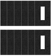 KEEPOW 12 Pack Trash Can Deodorizer Compost Bin Filter, Activated Charcoal Filter for Indoor Kitc...