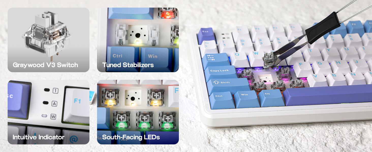 AULA F108 Wireless Gaming Kyeboard