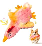 Fuufome Squeaky Dog Toy, No Stuffing Plush Toy for Puppy Small Medium Dogs | No Mess for Puppy Sm...