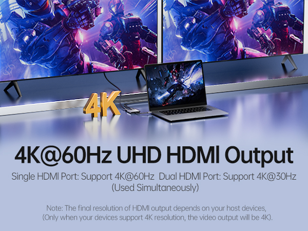 4K@60Hz UHD HDMI Output