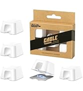 Maveek Magnetic Cable Clips, 5 Pack Square Cord Organizer with Magnets and Metal Plates, Silicone...