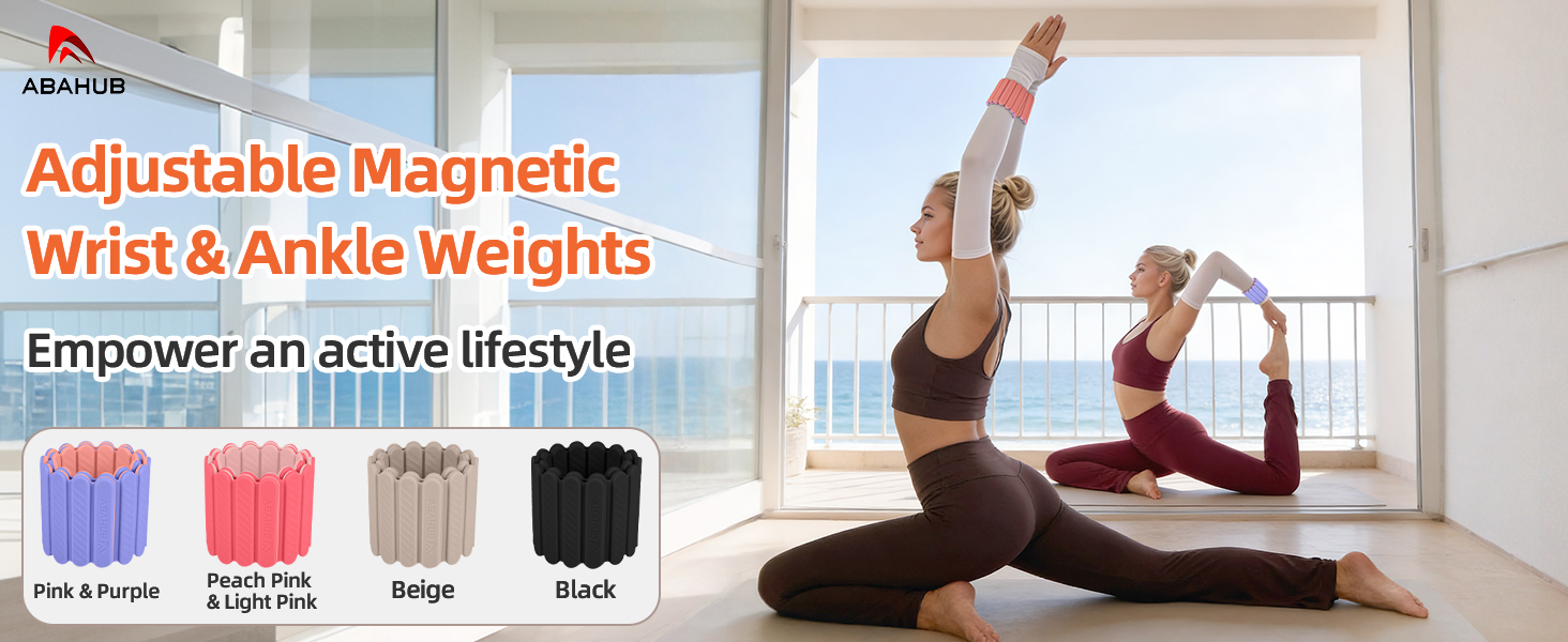 Magnetic wrist & ankle weights