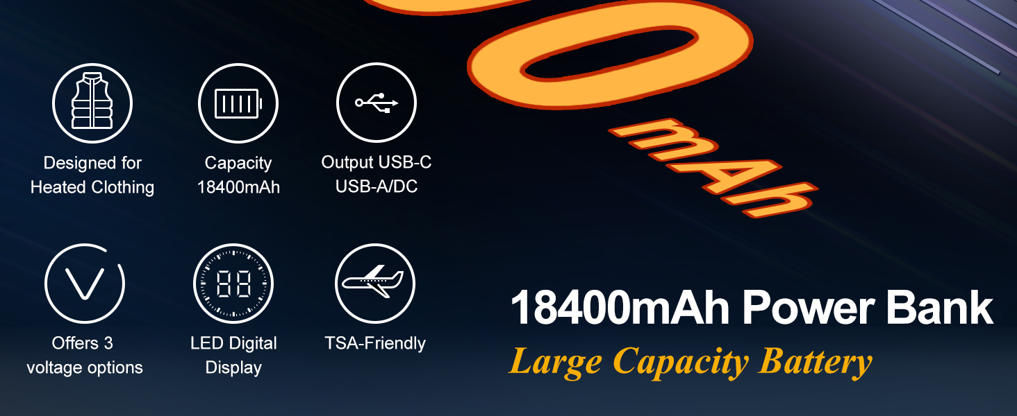 Versatile Battery Pack for Heated Vest