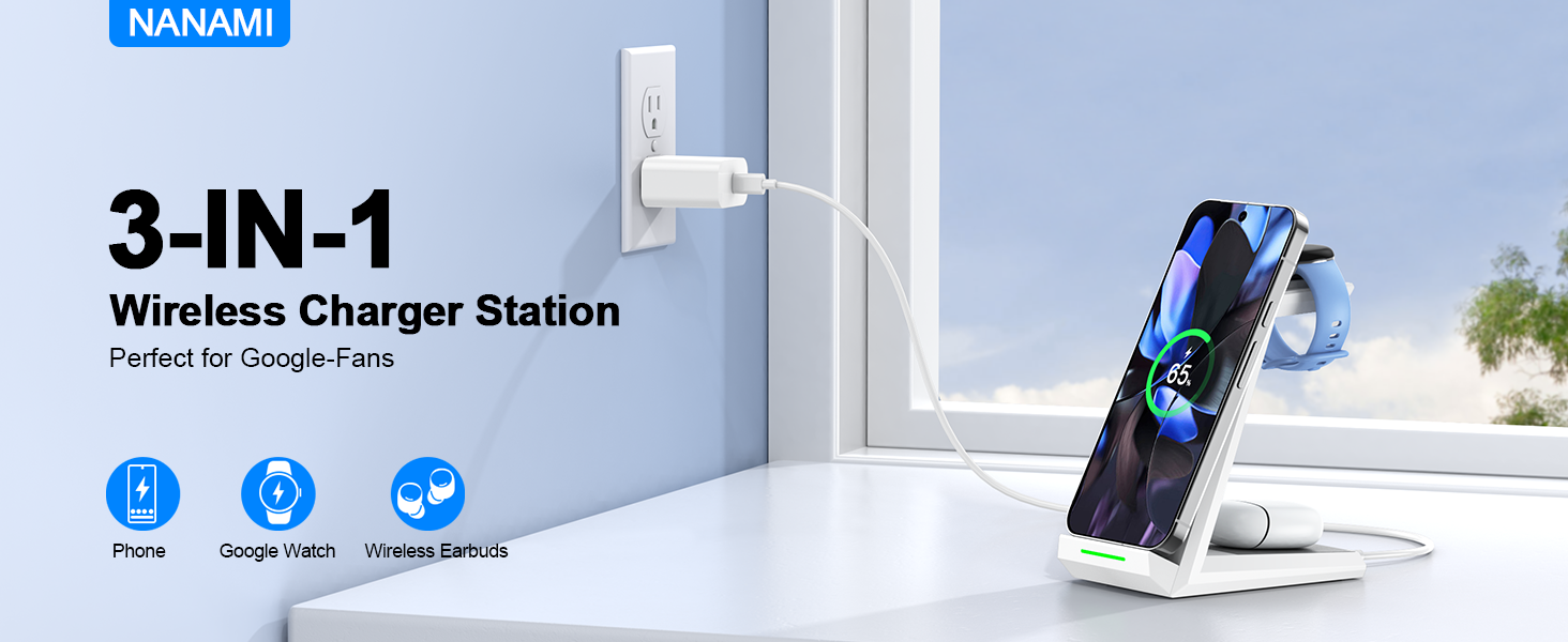 pixel wireless charger station