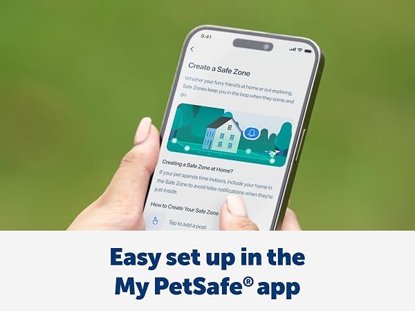Easy set up in the My PetSafe app