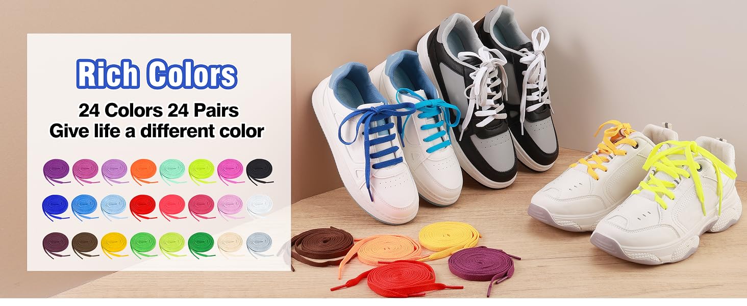 colored shoe laces