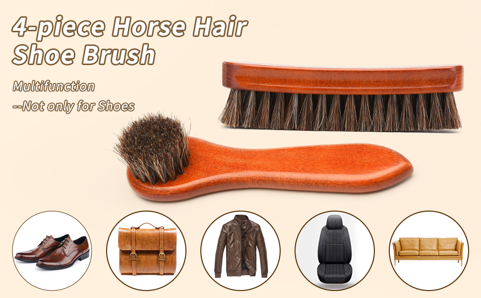 Horsehair Shoe Brush