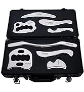 STICKON Stainless Steel Gua Sha Scraping Massage Tool Set IASTM Tools Great Soft Tissue Mobilizat...