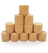 12 Bulk Pack Cohesive Tape, Self Adherent Wrap 2 Inches X 5 Yards - Self Adhesive Bandage Medical...
