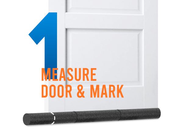 easy to stall 36 inch door draft stopper
