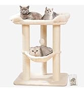 Happi N Pets 28" Large Cat Tree Tower for Indoor Cats, Cat Scratch Post with Large Bed for Maine ...