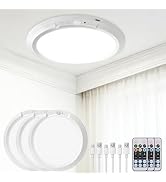 HLCZLUZ Rechargeable Ceiling Light 2026 New Upgraded 150% Brightness | Battery Operated Ceiling L...