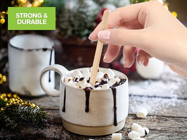 strong plastic stir straws