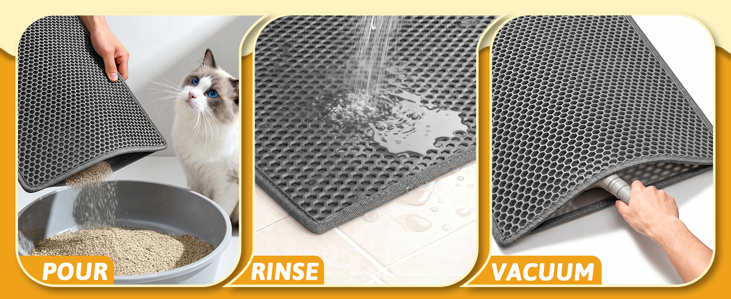 kitty litter mat
