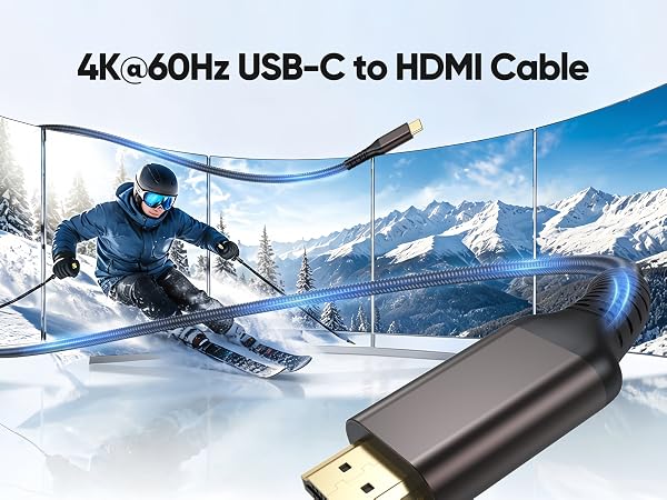 4k60hz usbc to hdmi cable