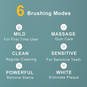 6 Brushing Modes