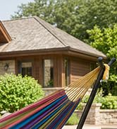 ANOW Double Hammock with Stand for Outside, Portable Space Saving Hammock Stand with Adjustable H...