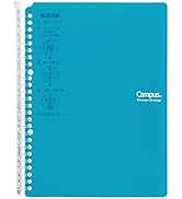 Kokuyo Campus Smart Ring Binder, Up to 60 Sheets, B5, 26 Holes, Blue Green, Japan Import (RU-SP70...