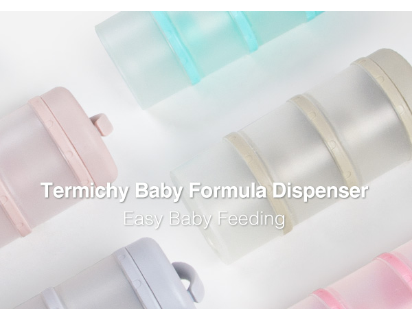 stackable formula dispenser easy feeding parents stress free on the go milk powder trip outdoor