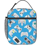 WOEMOZAP Game Insulated Lunch Box,Video Game Controller Kids Lunch Bag For Boys,Reusable Portable...