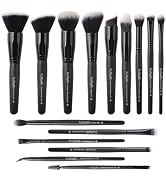 Raffaello Makeup Brushes 15Pcs Makeup Brush Set Premium Synthetic Powder Foundation Contour Blush...