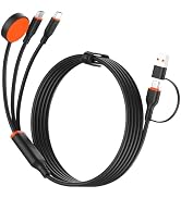 Travel Essentials 3 in 2 Multi Charging 100W Cable USB A/C to Dual USB C/for Apple Watch Charging...