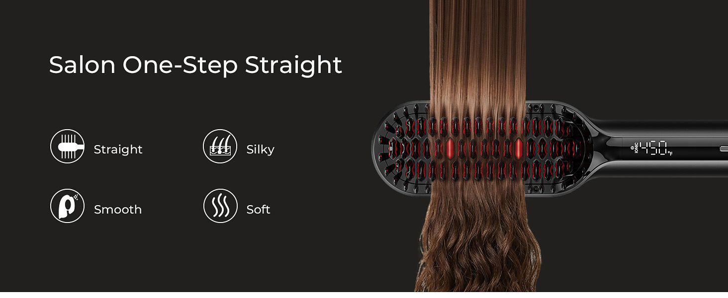 safe hair straightener brush for kids