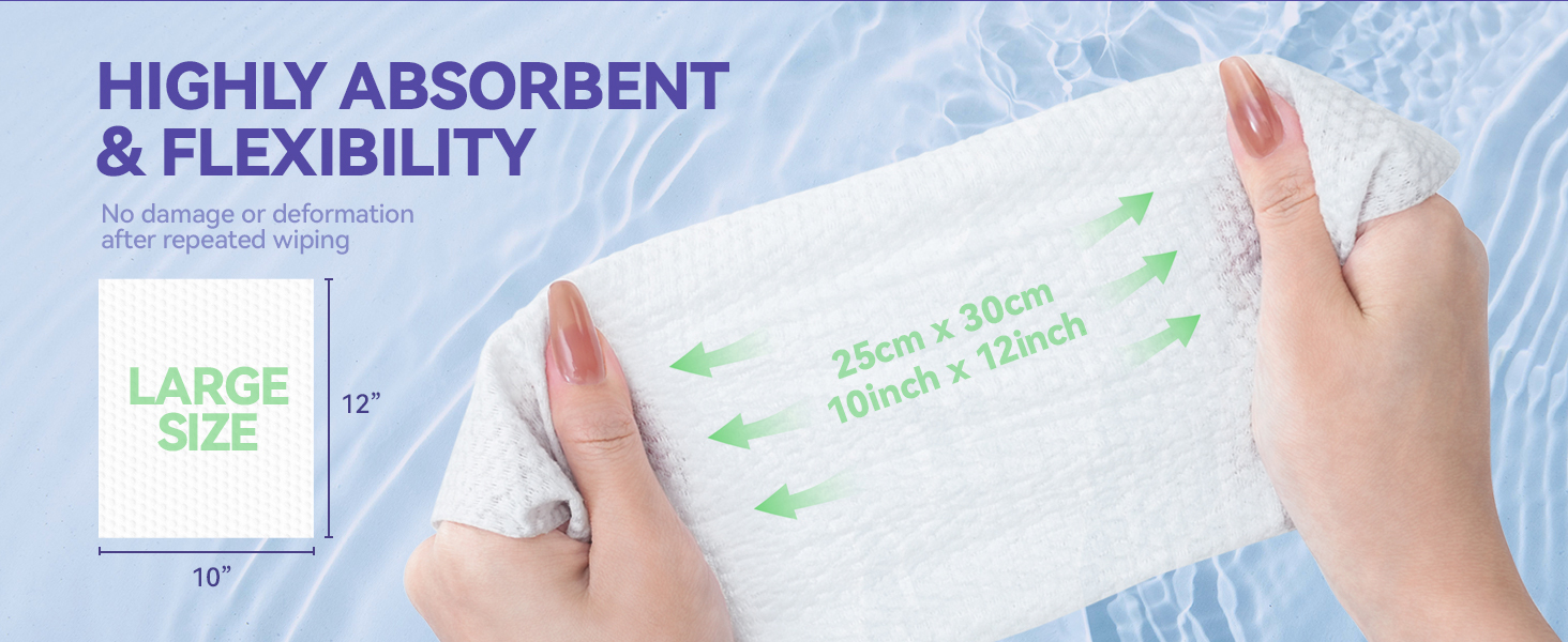 disposable face towel