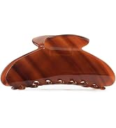 MAORULU Large Acetate Hair Claws - Premium Durable 4 Inch No-Slip Claw Clips for Thick Thin Hair ...