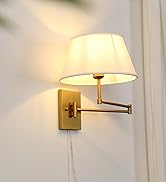 white fabric wall light fixture plugin