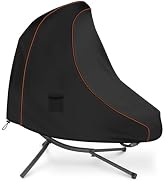 Patio Steel Stand Hammock Chair Cover, 420D Oxford Patio Hanging Chaise Lounge Cover Waterproof P...