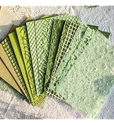 BLEDS Handmade Scrapbook Paper, 16 Sheets Textured Paper Mesh Fabric Mix Special Junk Journal Pap...