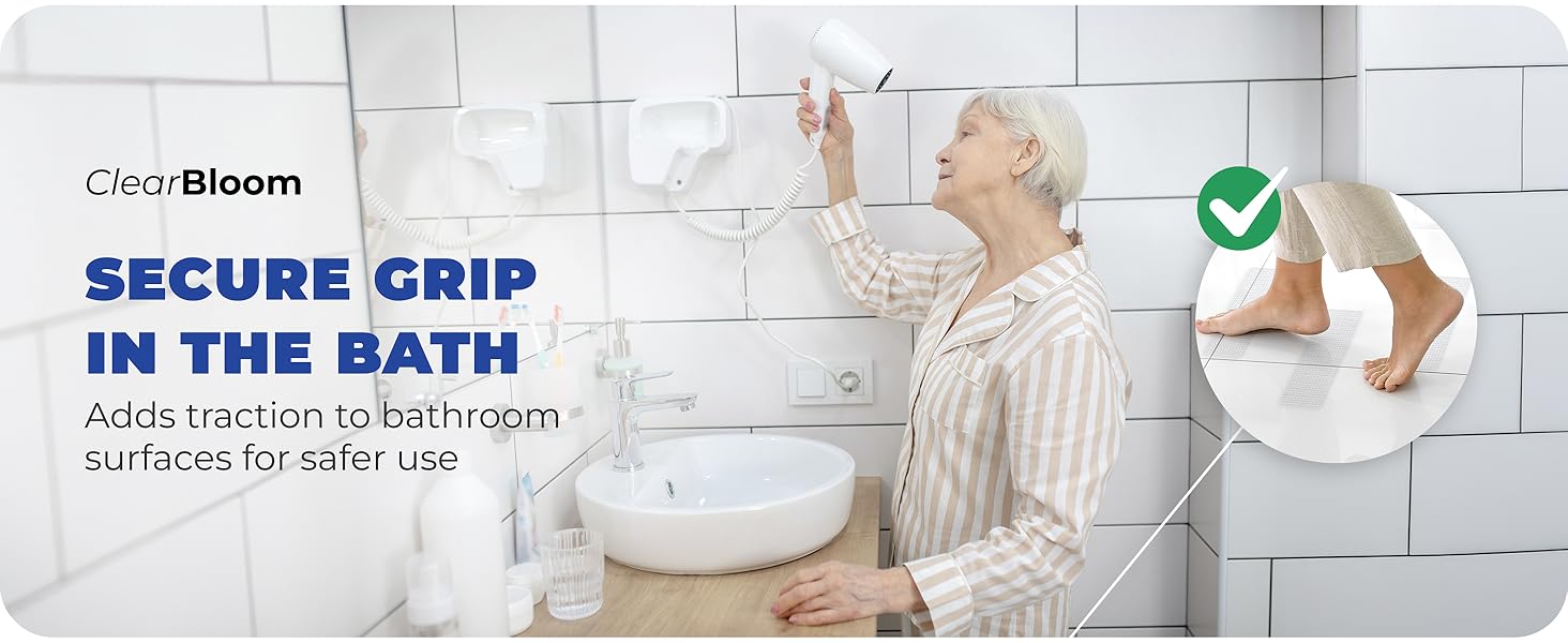 Easy to clean shower stickers without mold or mildew